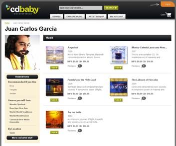 Msica de JCG en CDBaby